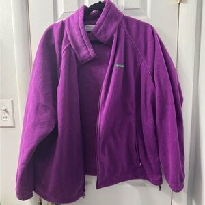 Columbia Vibrant Purple Fleece Jacket